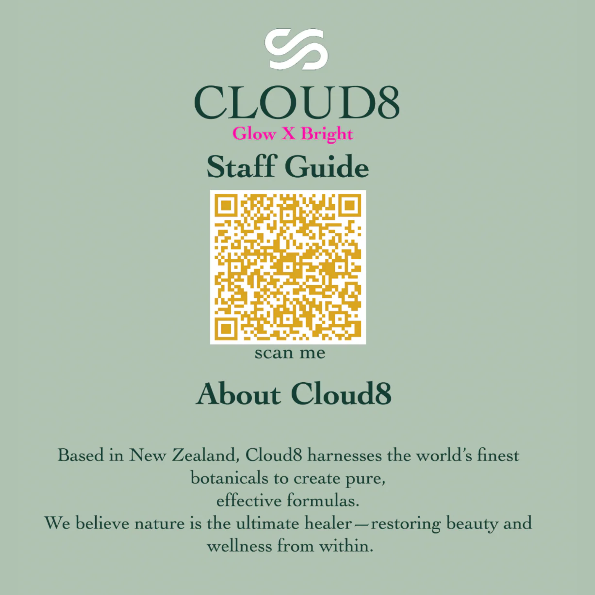 Retail Starter SMALL 10 x 1 week Pack CLOUD8 Glow X Bright