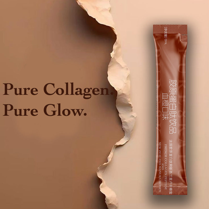 Kapure8 - Marine Collagen - Blood Orange Flavour - 15 liquid sachets