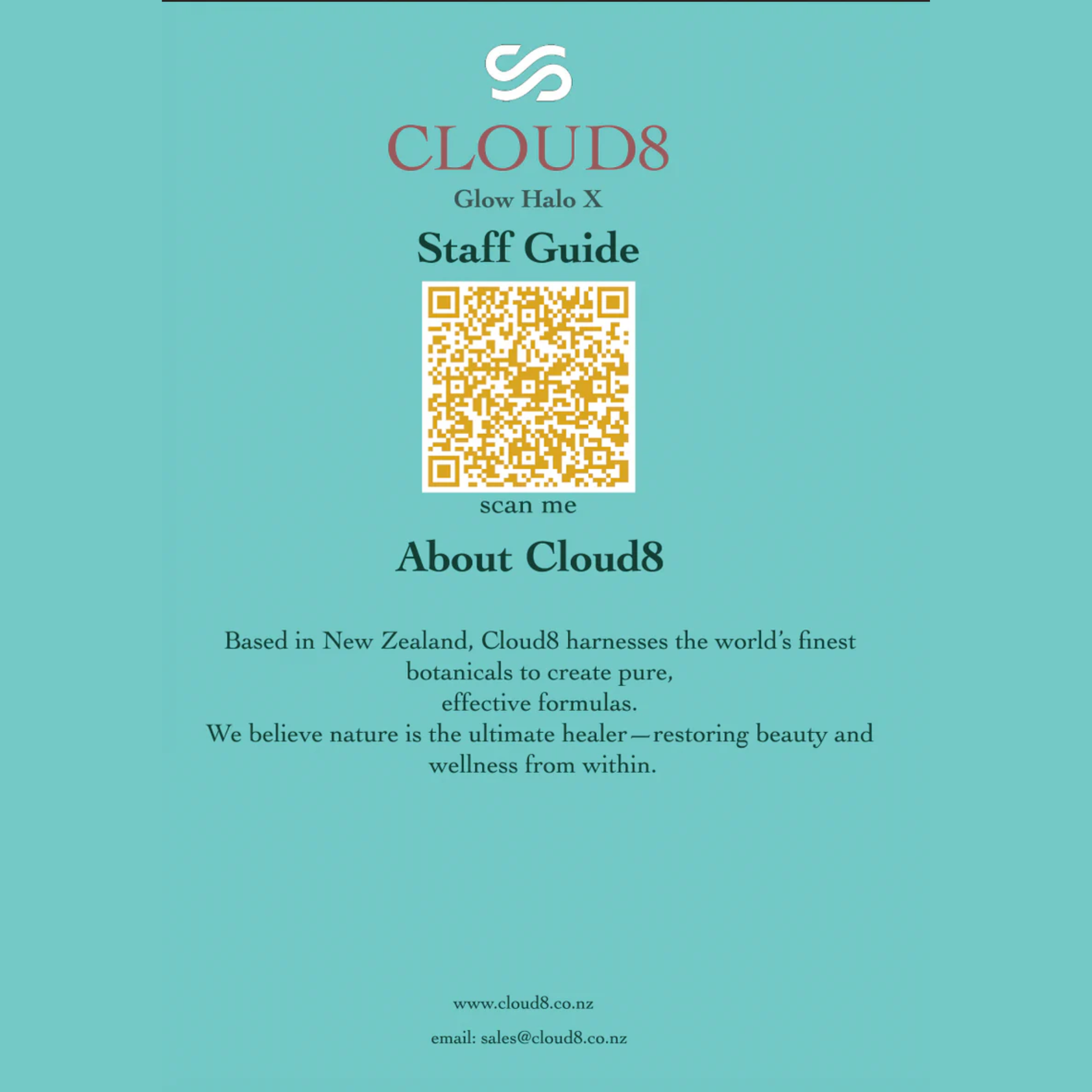 Retail Starter SMALL 10 x 1 week Pack CLOUD8 Glow Halo X
