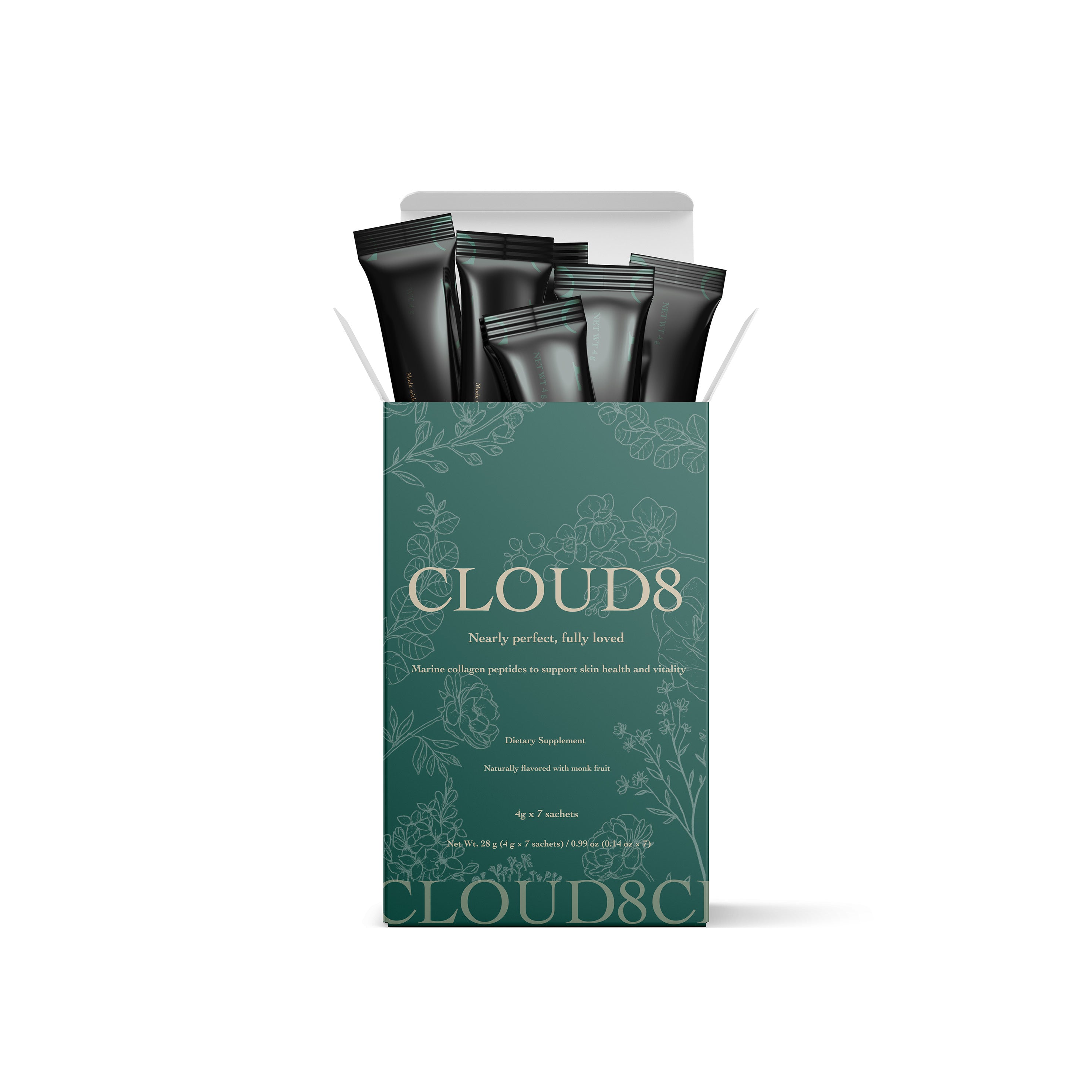 Retail Starter SMALL 10 - 1 week Pack - CLOUD8 Marine Collagen