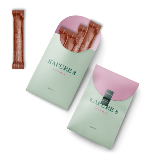 Kapure8 - Marine Collagen - Blood Orange Flavour - 5 x 12ml liquid sachets Trial Pack - FREE tracked SHIPPING