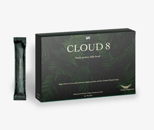 Cloud8 French Marine Collagen Drink with New Zealand Manuka Honey and mixed berry for a good source of vitamin C