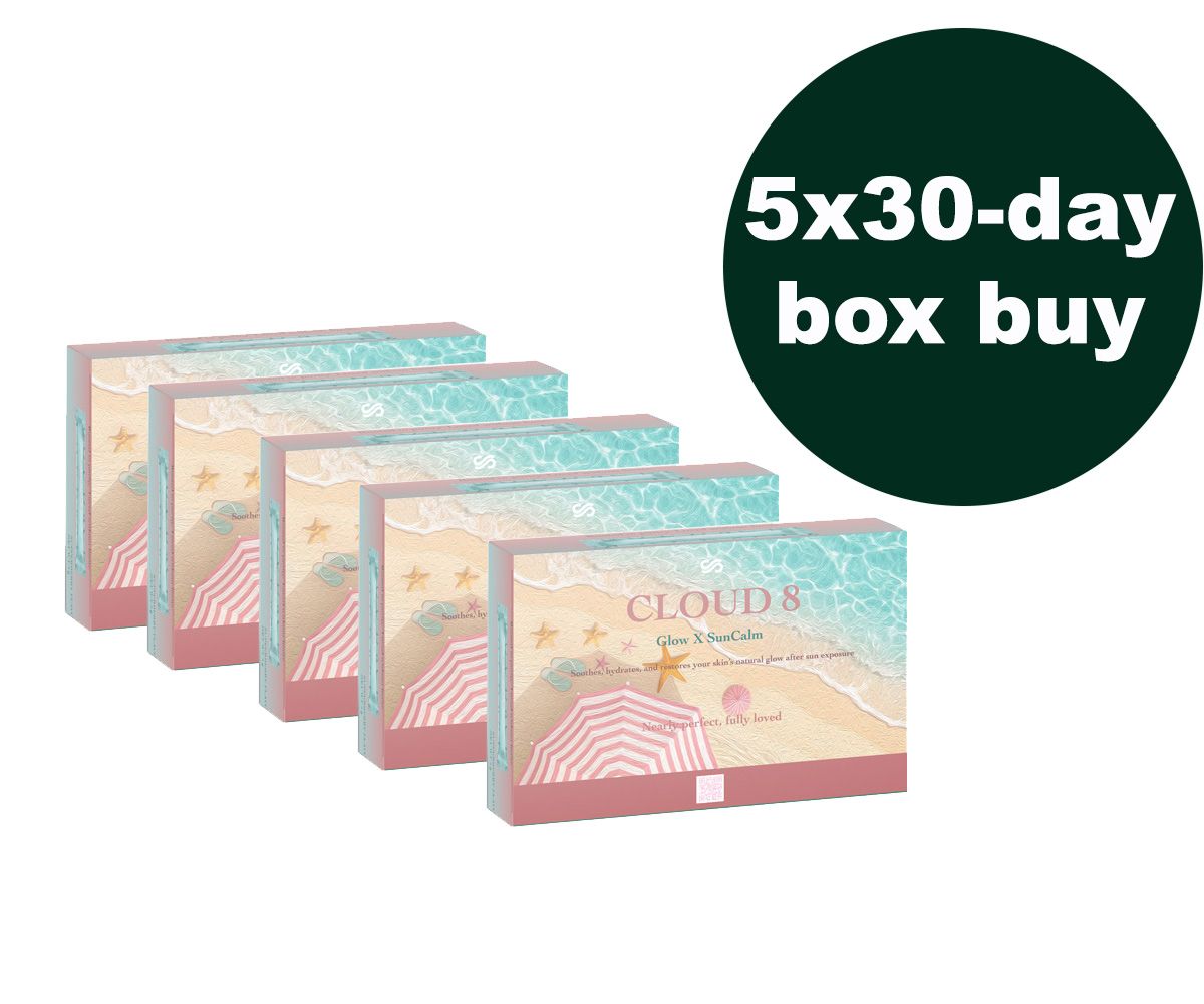 GLOW Halo X - Skin replenishment from the elements - Contains: 30 Sachet x 5 box multi buy