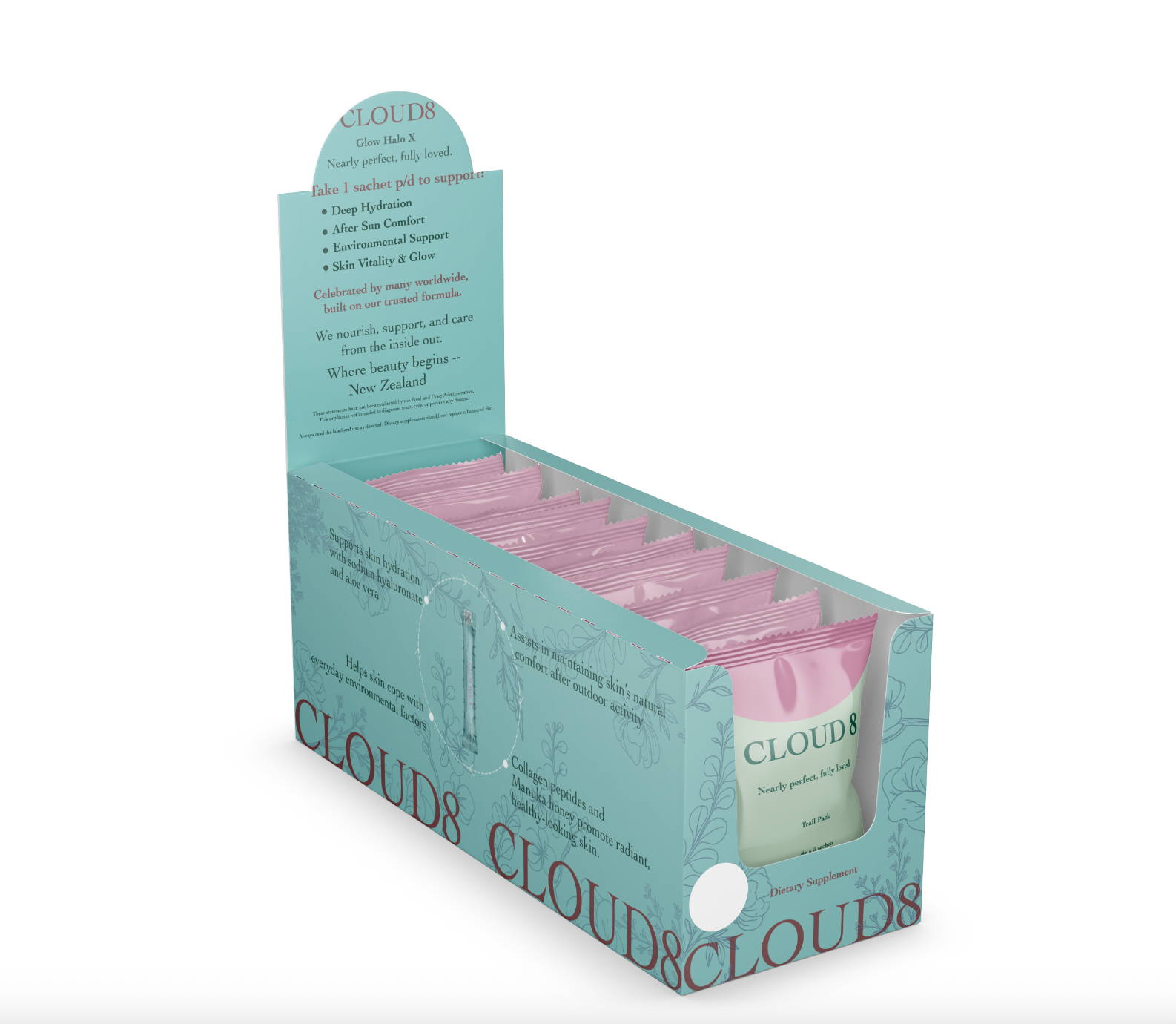 Retail Starter SMALL 10 x 1 week Pack CLOUD8 Glow Halo X